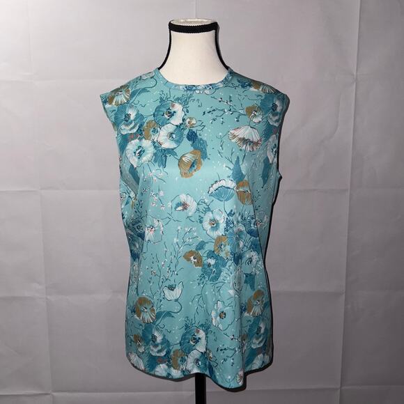 SHEIN Floral blue Tank Top women's - Picture 1 of 6